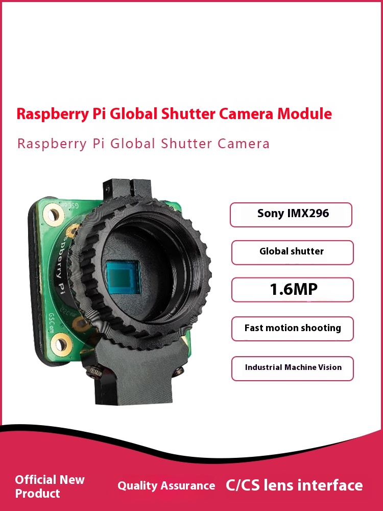 Módulo de Câmera Global Shutte - Raspberry Pi Global Shutter Camera Imx296 avaliação e preço
