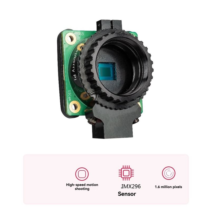 Módulo de Câmera Global Shutte - Raspberry Pi Global Shutter Camera Imx296 avaliação e preço
